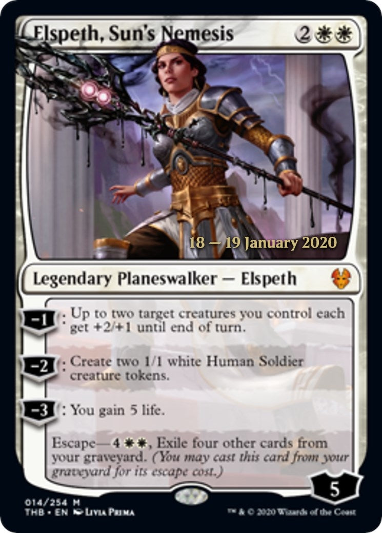 Image for Elspeth, Sun's Nemesis (14) (Prerelease Cards) - Magic: The Gathering