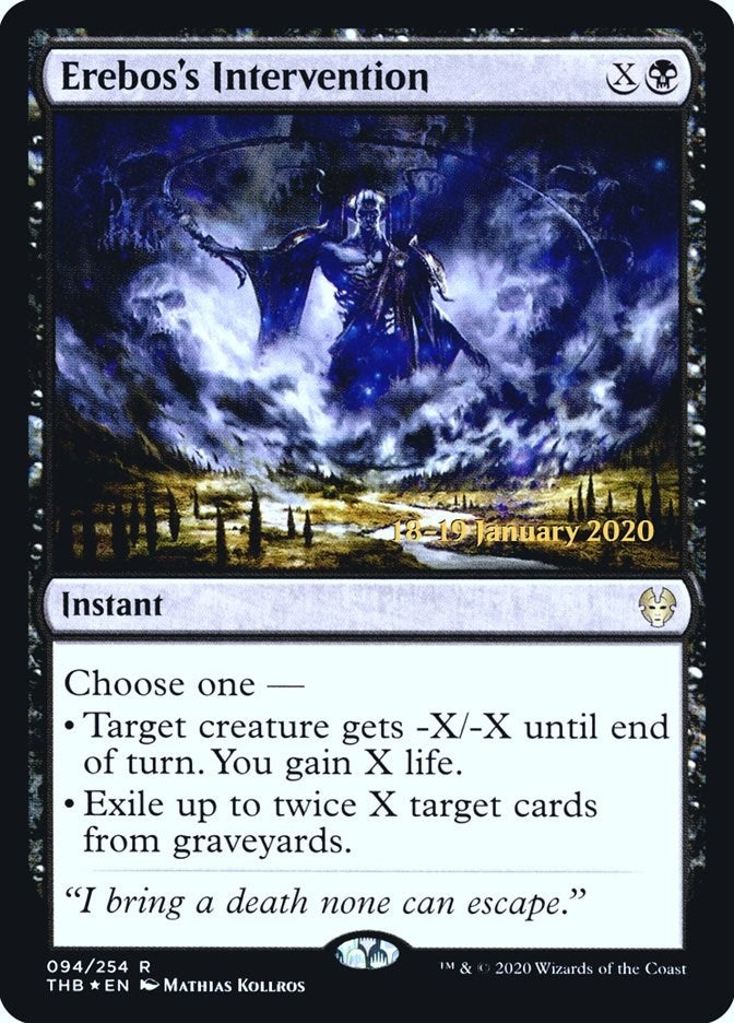 Image for Erebos's Intervention (94) (Prerelease Cards) - Magic: The Gathering