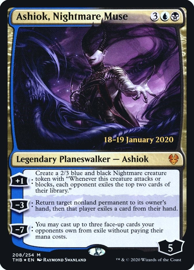 Image for Ashiok, Nightmare Muse (208) (Prerelease Cards) - Magic: The Gathering