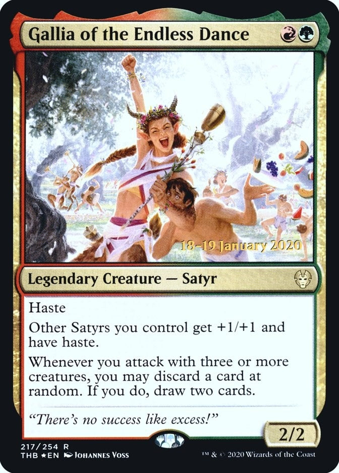 Image for Gallia of the Endless Dance (217) (Prerelease Cards) - Magic: The Gathering