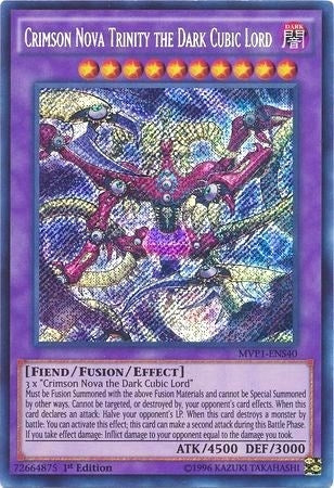 Image for Crimson Nova Trinity the Dark Cubic Lord (MVP1-ENS40) (MVP1-ENS) - YuGiOh