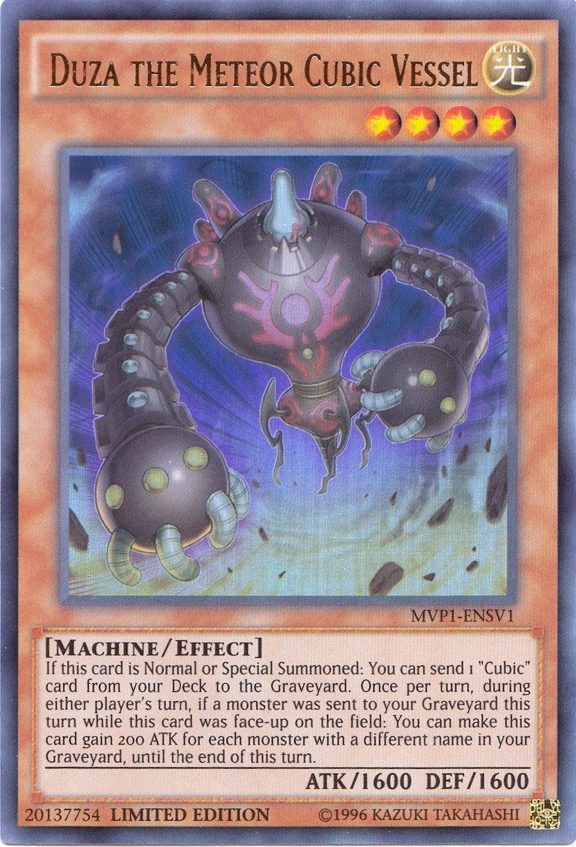 Image for Duza the Meteor Cubic Vessel (MVP1-ENSV1) (MVP1-ENS) - YuGiOh