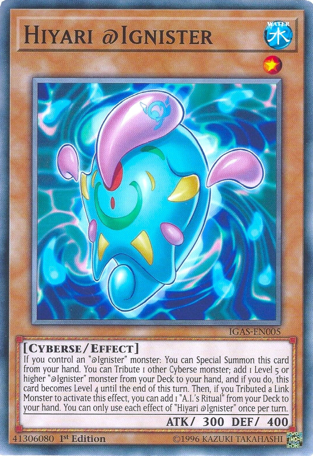 Image for Hiyari @Ignister (IGAS-EN005) (IGAS) - YuGiOh