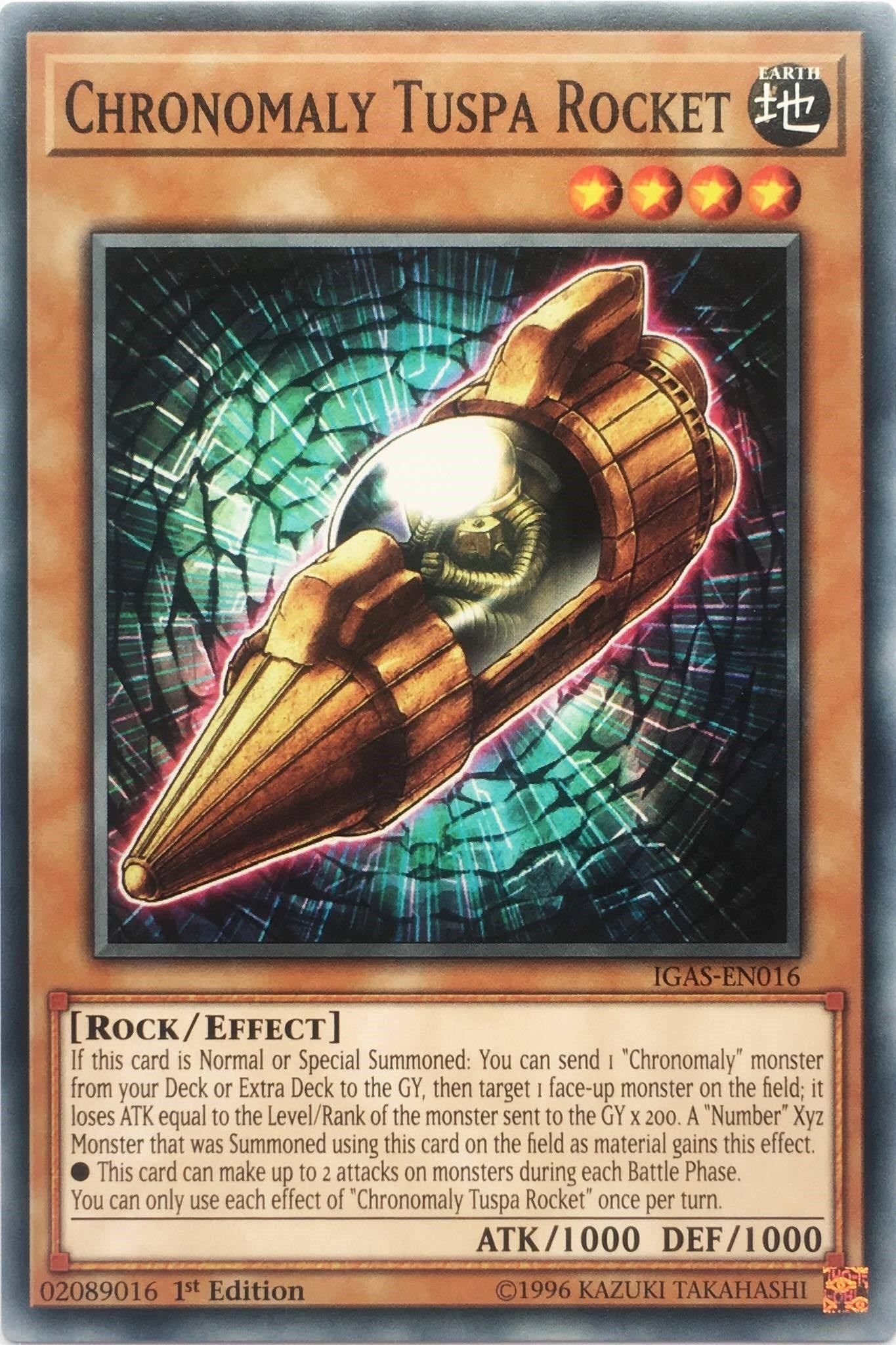 Image for Chronomaly Tuspa Rocket (IGAS-EN016) (IGAS) - YuGiOh