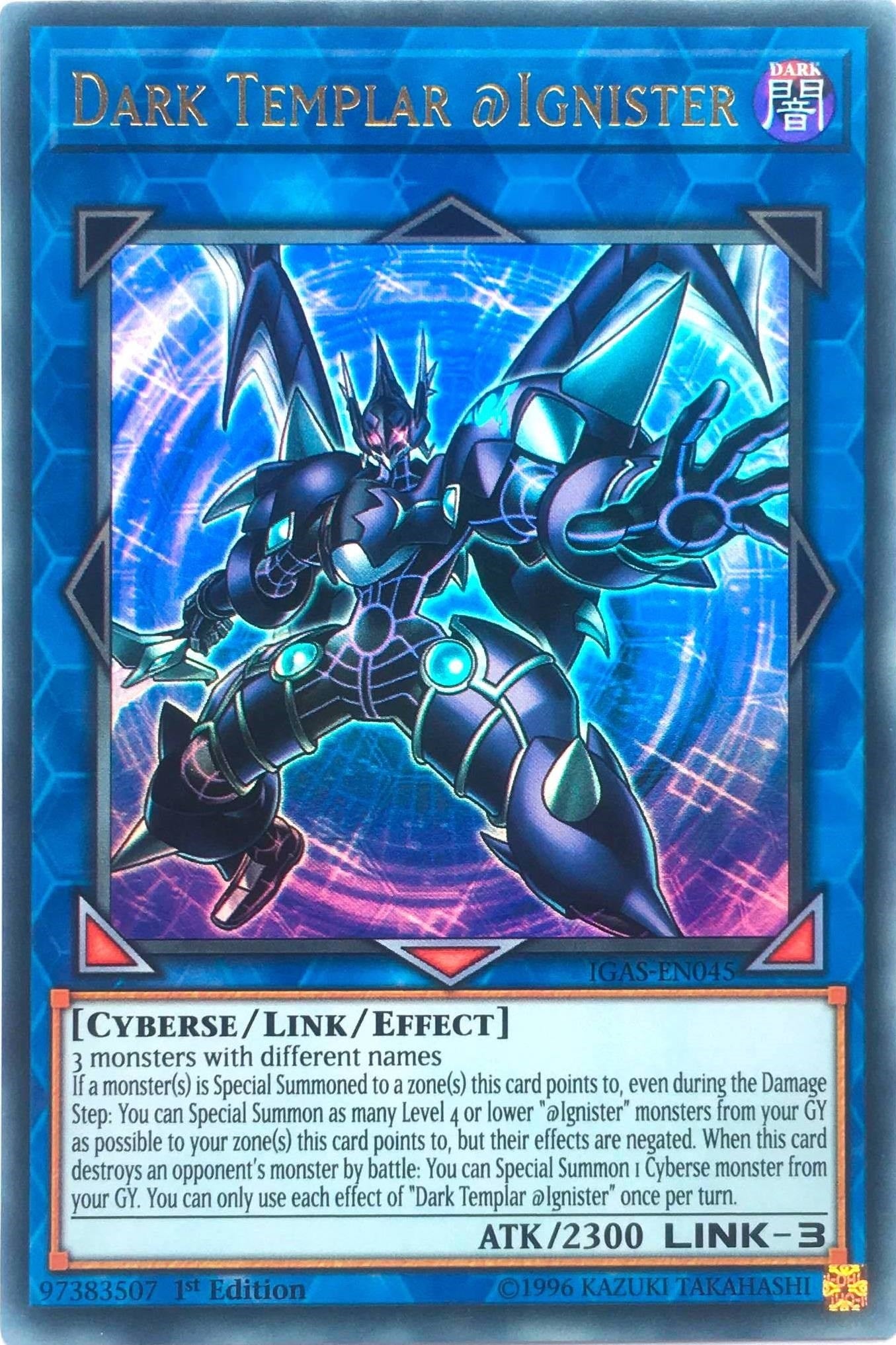 Image for Dark Templar @Ignister (IGAS-EN045) (IGAS) - YuGiOh