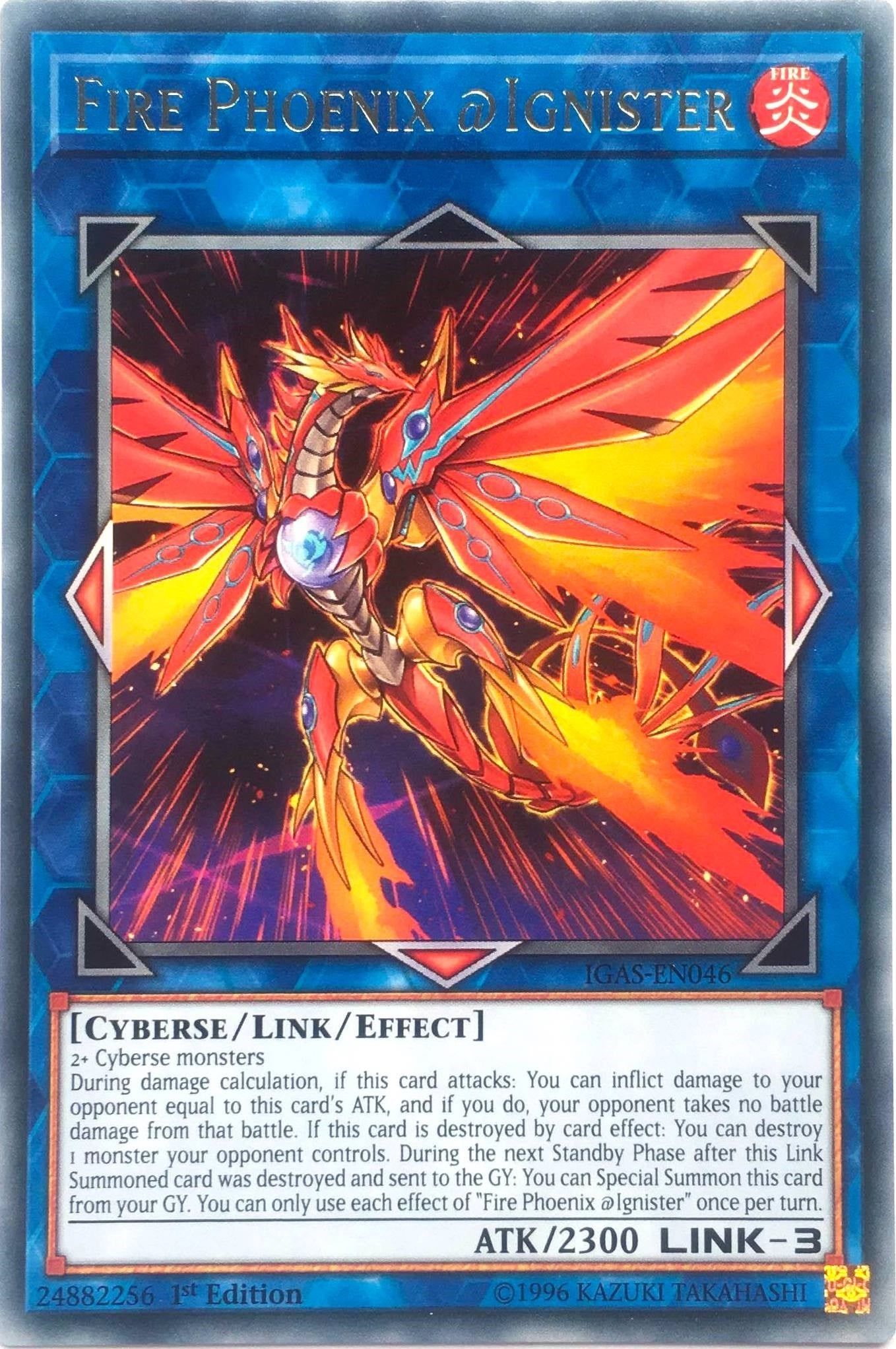 Image for Fire Phoenix @Ignister (IGAS-EN046) (IGAS) - YuGiOh