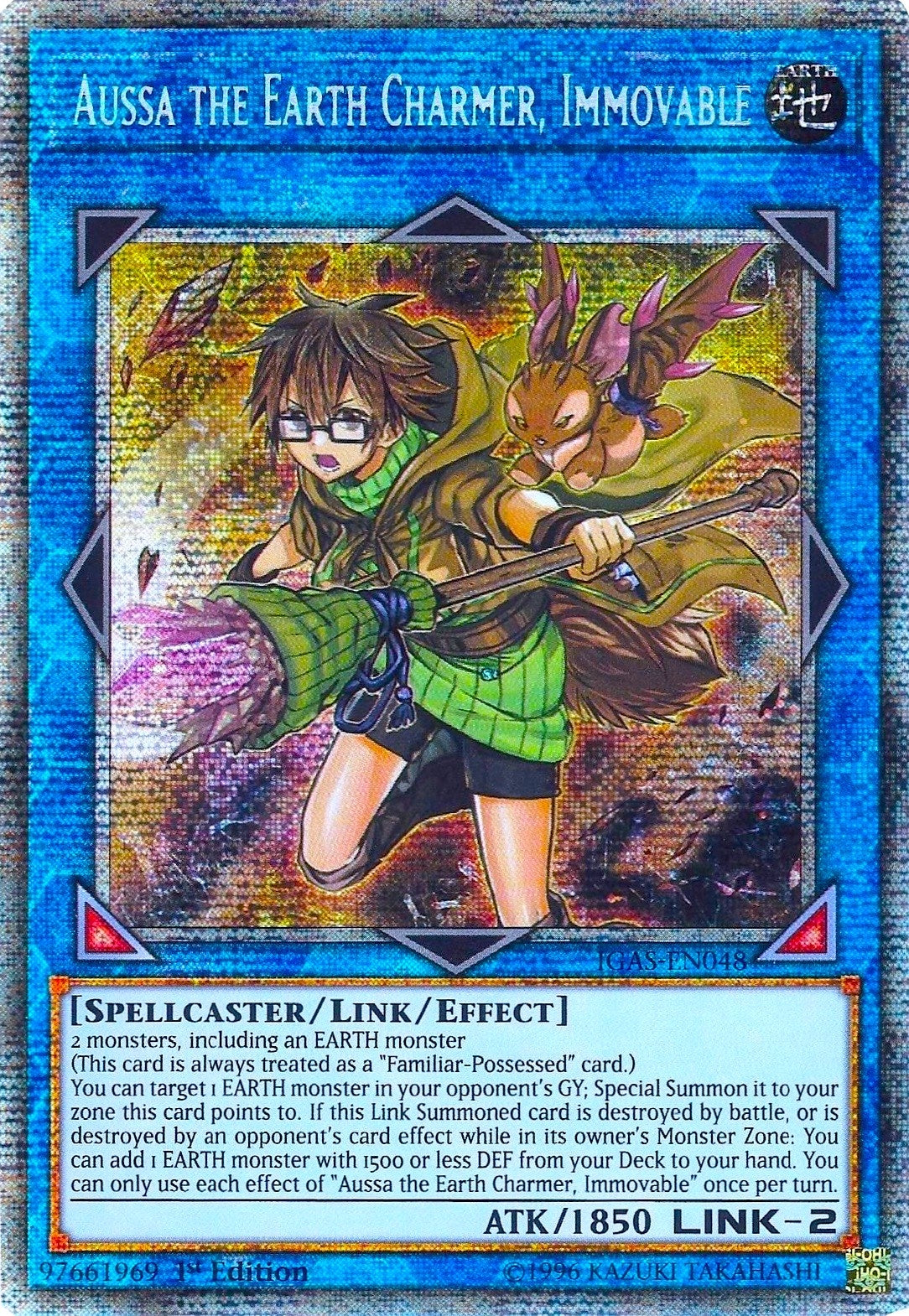 Image for Aussa the Earth Charmer, Immovable (Starlight Rare) (IGAS-EN048) (IGAS) - YuGiOh
