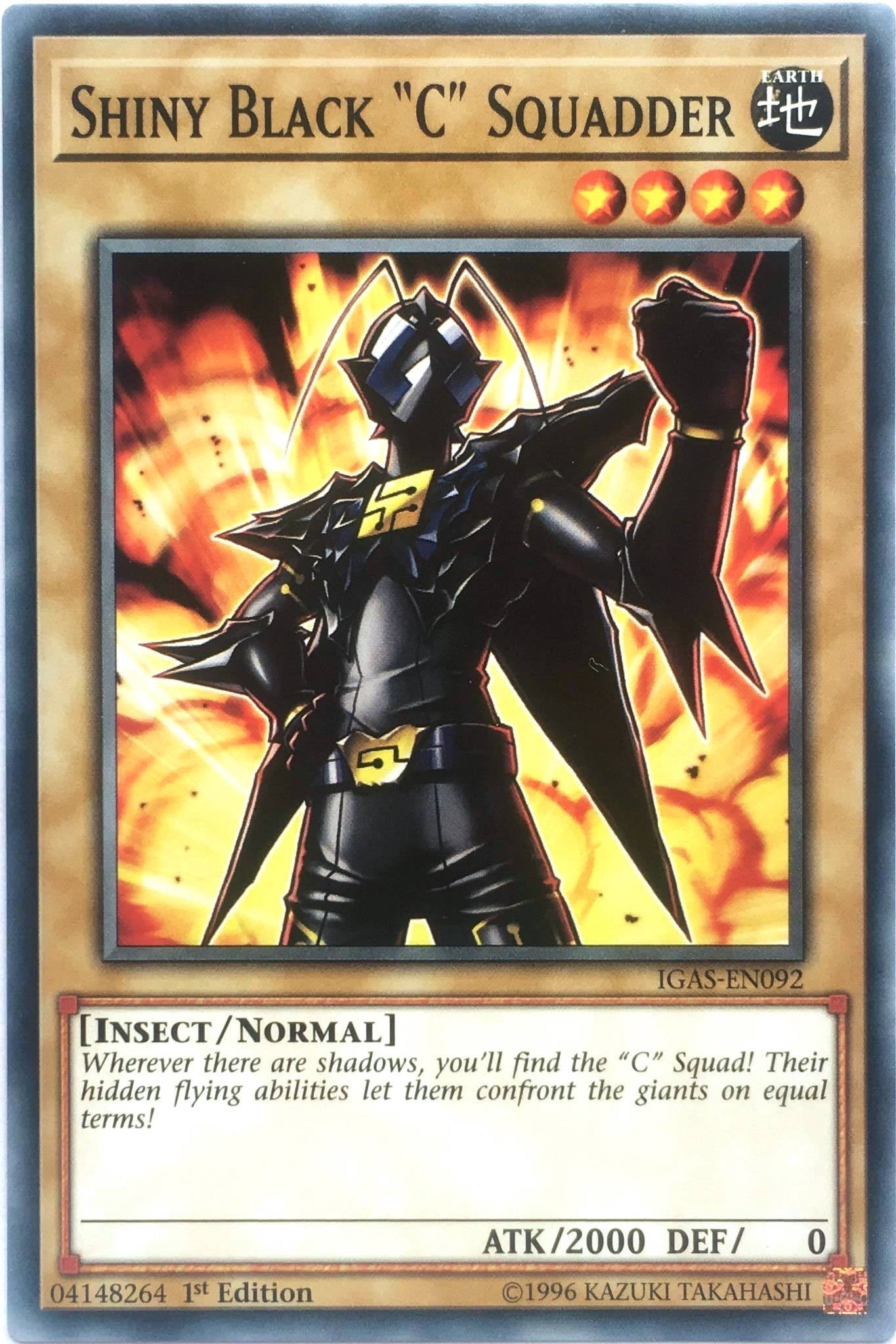Image for Shiny Black "C" Squadder (IGAS-EN092) (IGAS) - YuGiOh