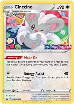 Image for Cinccino - SWSH009 (Prerelease) (SWSH009) (SWSD) - Pokemon