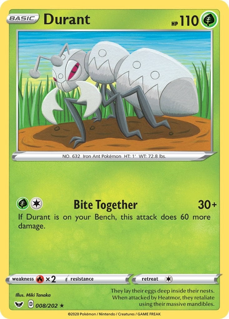Image for Durant (008/202) (SWSH01) - Pokemon