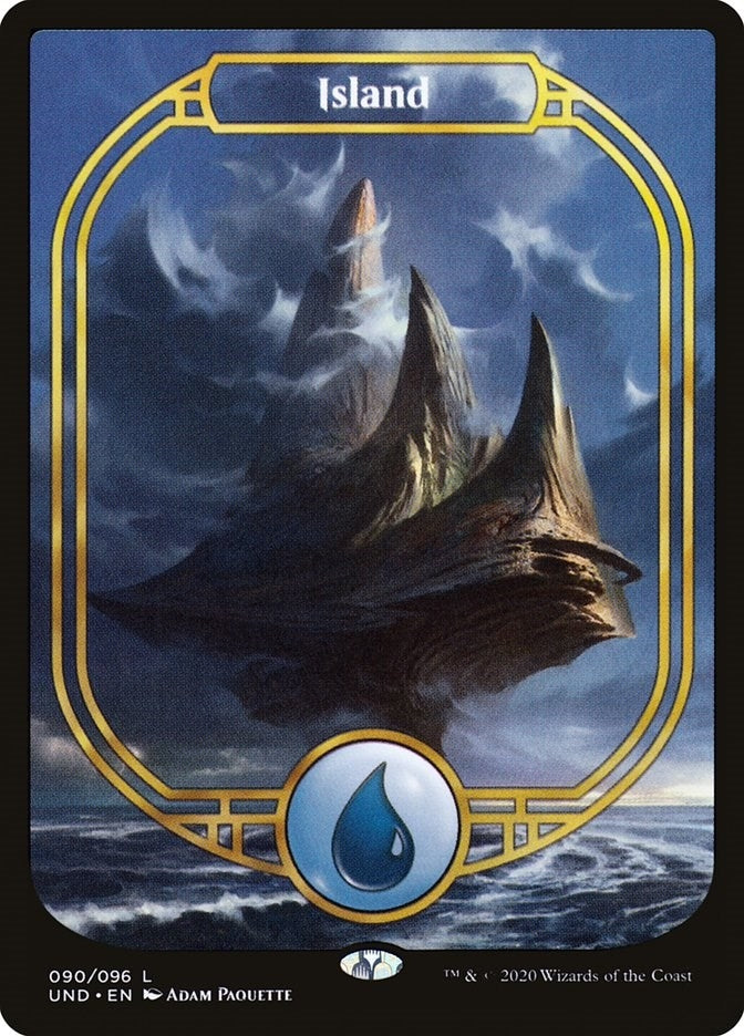 Image for Island (Full Art) (90) (Unsanctioned) - Magic: The Gathering