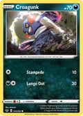 Image for Croagunk (123/202) (SWSH01) - Pokemon