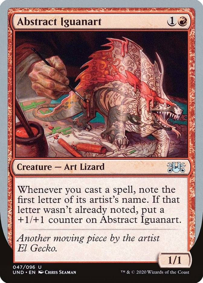 Image for Abstract Iguanart (47) (Unsanctioned) - Magic: The Gathering
