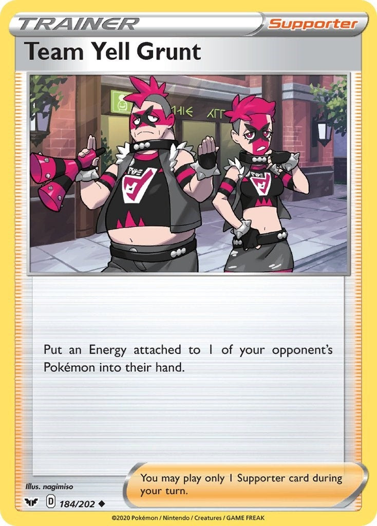 Image for Team Yell Grunt (184/202) (SWSH01) - Pokemon