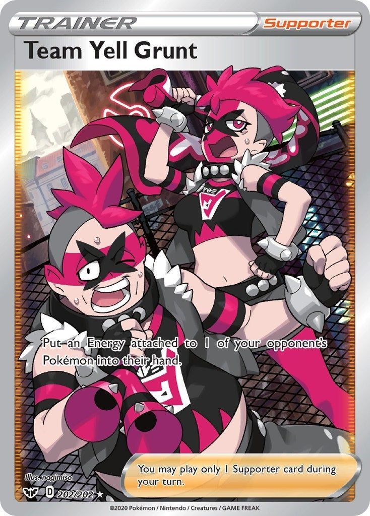 Image for Team Yell Grunt (Full Art) (202/202) (SWSH01) - Pokemon