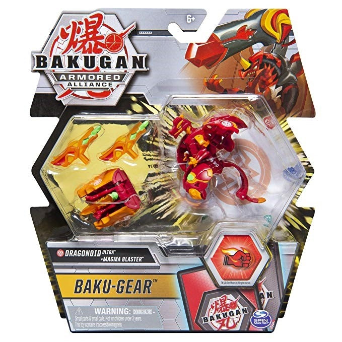 Image for Bakugan Ultra 3-inch Tall Collectible Action Figure - Dragonoid with Transforming Baku-Gear - Bakugan TCG
