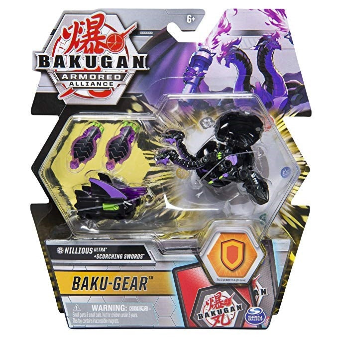 Image for Bakugan Ultra 3-inch Tall Collectible Action Figure - Nillious with Transforming Baku-Gear - Bakugan TCG