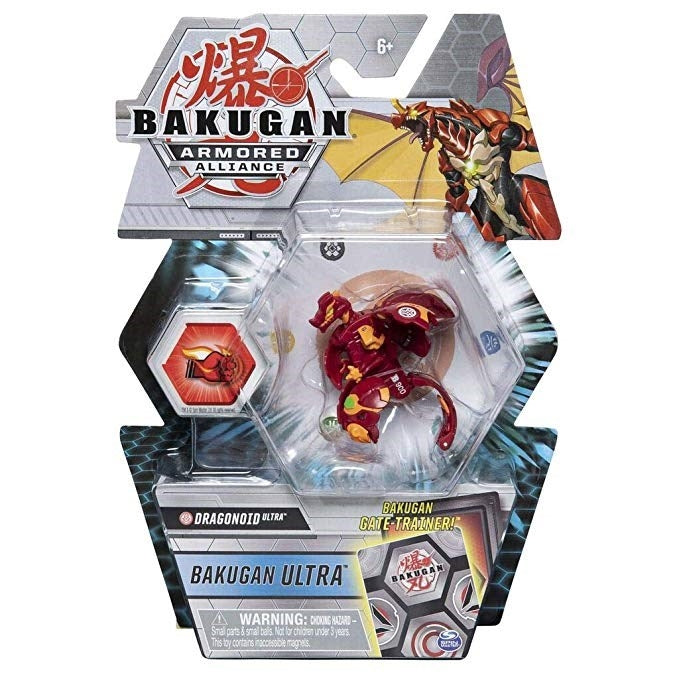Image for Bakugan Ultra 3-inch Tall Collectible Transforming Creature - Pyrus Dragonoid - Bakugan TCG