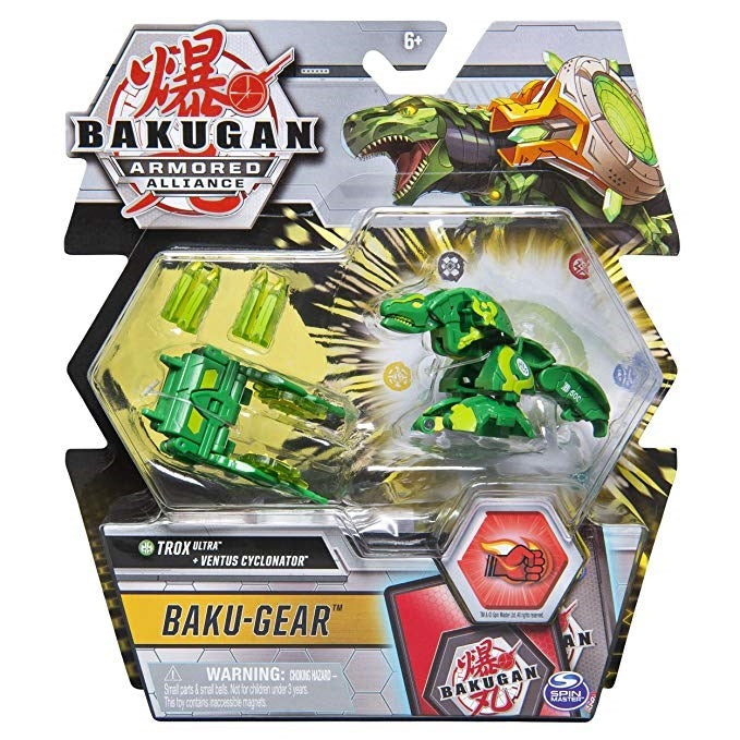 Image for Bakugan Ultra 3-inch Tall Collectible Action Figure - Trox with Transforming Baku-Gear - Bakugan TCG