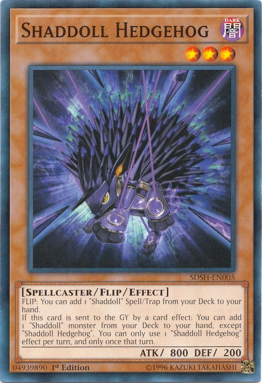 Image for Shaddoll Hedgehog (SDSH-EN005) (SDSH) - YuGiOh