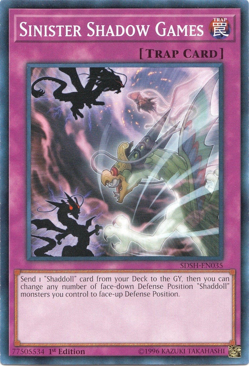 Image for Sinister Shadow Games (SDSH-EN035) (SDSH) - YuGiOh