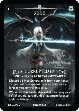 Image for Ella, Corrupted by Love (Full Art) (Argent Saga Championship - Stamped) (PR2020-063) (Argent Saga Promos) - Argent Saga TCG