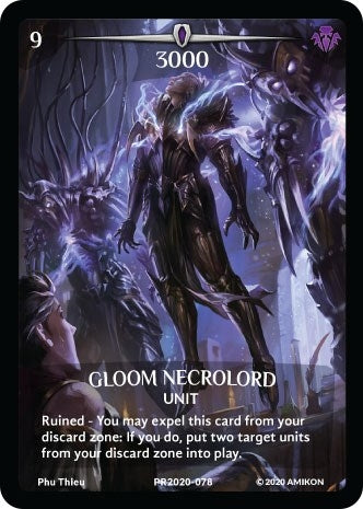 Image for Gloom Necrolord (Full Art) (PR2020-078) (Argent Saga Promos) - Argent Saga TCG