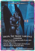 Image for Ergon, the Tragic Gargoyle (Regular Art Rainbow Metal Prize Card) (9/25 3GEN) (Argent Saga Promos) - Argent Saga TCG