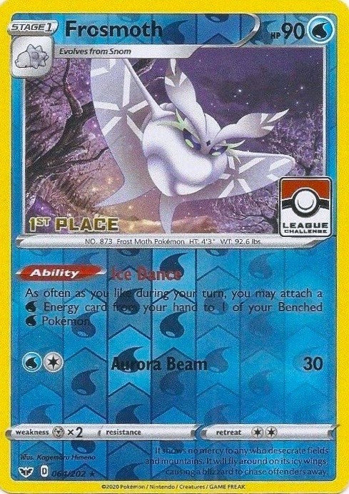 Image for Frosmoth - 064/202 (League Challenge) [1st Place] (064/202) (PR) - Pokemon
