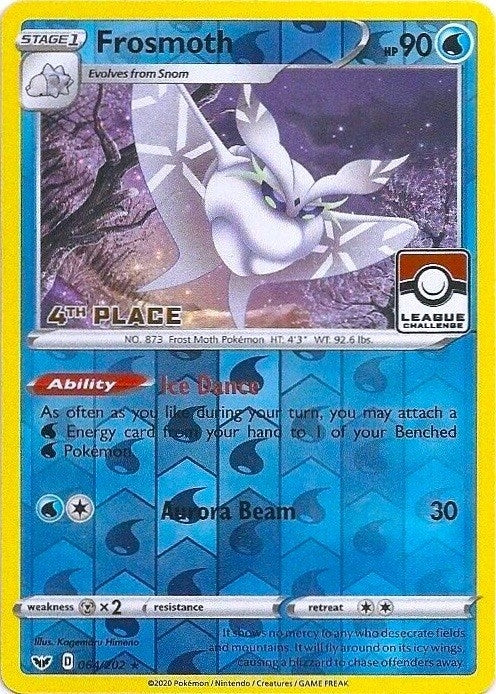 Image for Frosmoth - 064/202 (League Challenge) [4th Place] (064/202) (PR) - Pokemon