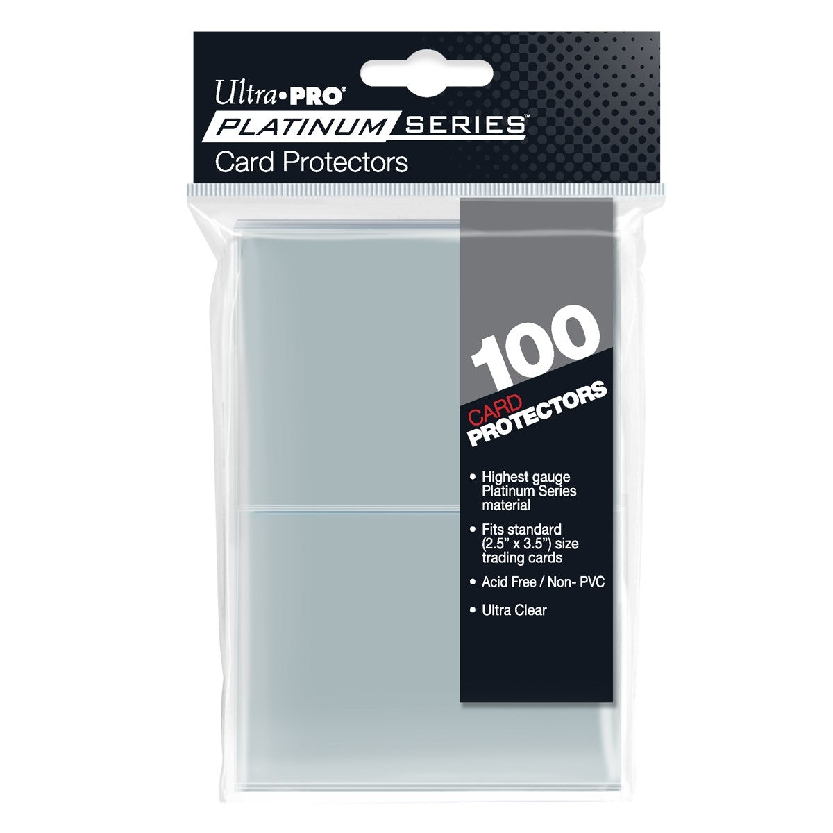 Image for Platinum Series Standard Card Protector Sleeves - (100-Pack) - Card Sleeves