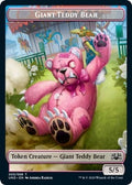 Image for Giant Teddy Bear // Acorn Stash Double-sided Token (5 // 6) (Unsanctioned) - Magic: The Gathering