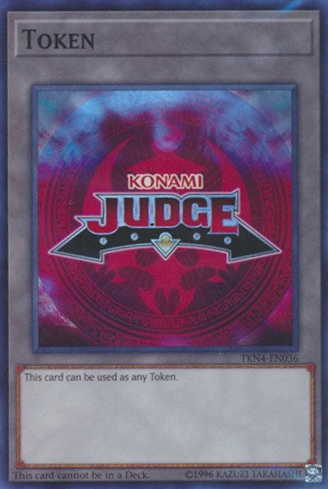 Image for Official Judge Token: TKN4-EN036 (TKN4-EN036) (JPRC) - YuGiOh