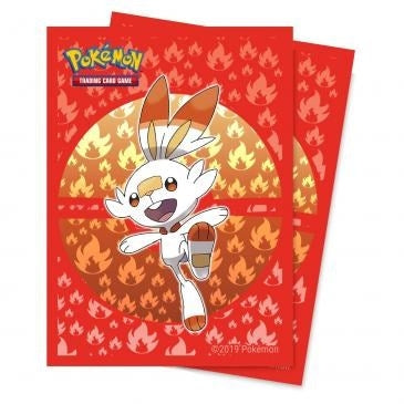 Image for Pokemon Sword & Shield Deck Protector: Galar Starters - Scorbunny (65-Pack) - Card Sleeves