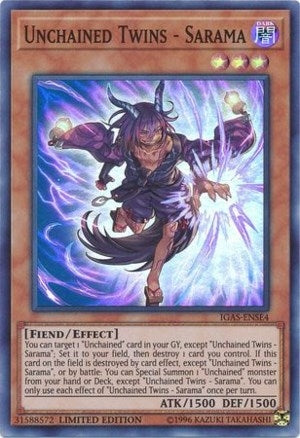 Image for Unchained Twins - Sarama (IGAS-ENSE4) (IGAS) - YuGiOh
