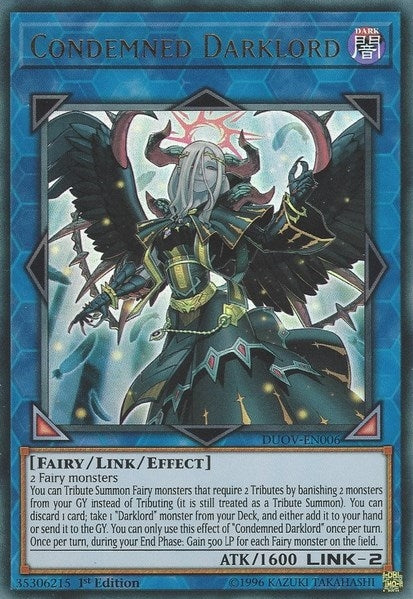 Image for Condemned Darklord (DUOV-EN006) (DUOV) - YuGiOh