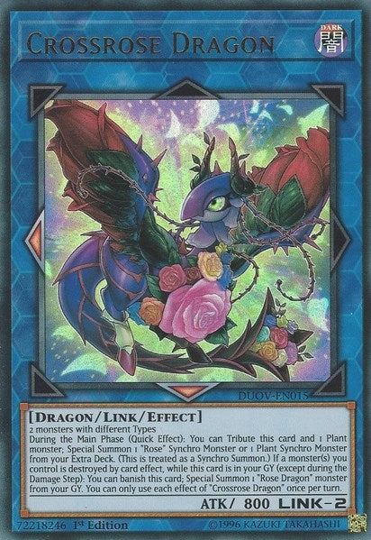 Image for Crossrose Dragon (DUOV-EN015) (DUOV) - YuGiOh
