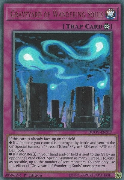 Image for Graveyard of Wandering Souls (DUOV-EN043) (DUOV) - YuGiOh