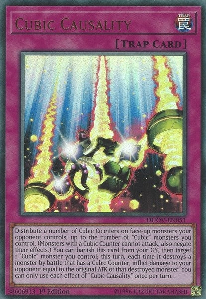 Image for Cubic Causality (DUOV-EN051) (DUOV) - YuGiOh