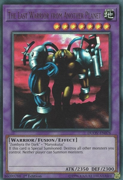 Image for The Last Warrior from Another Planet (DUOV-EN076) (DUOV) - YuGiOh