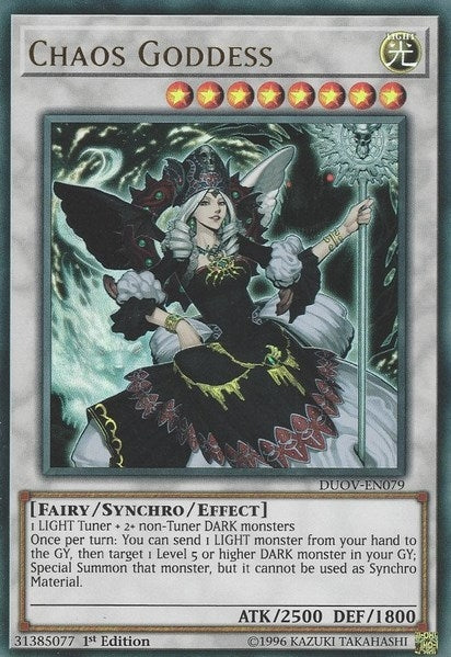 Image for Chaos Goddess (DUOV-EN079) (DUOV) - YuGiOh