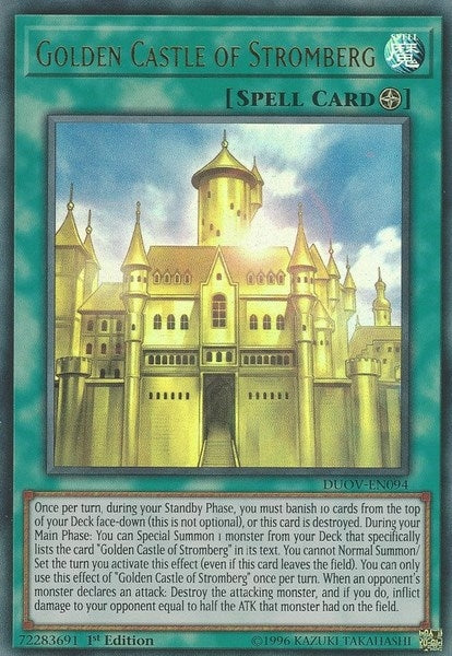 Image for Golden Castle of Stromberg (DUOV-EN094) (DUOV) - YuGiOh