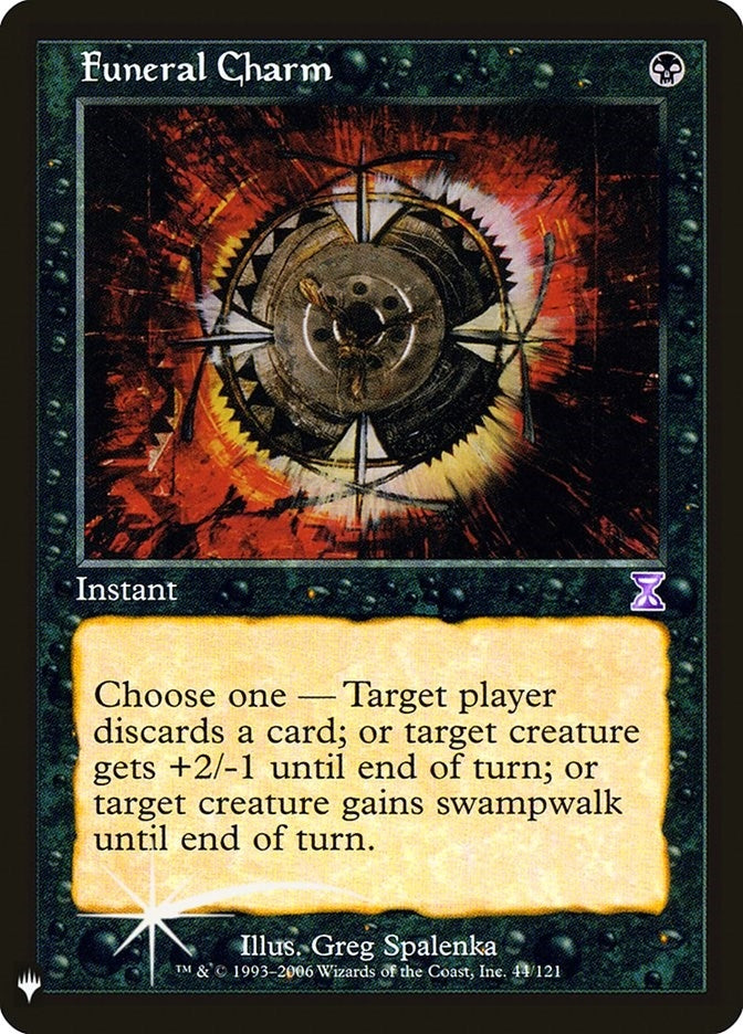 Image for Funeral Charm (44) (The List Reprints) - Magic: The Gathering