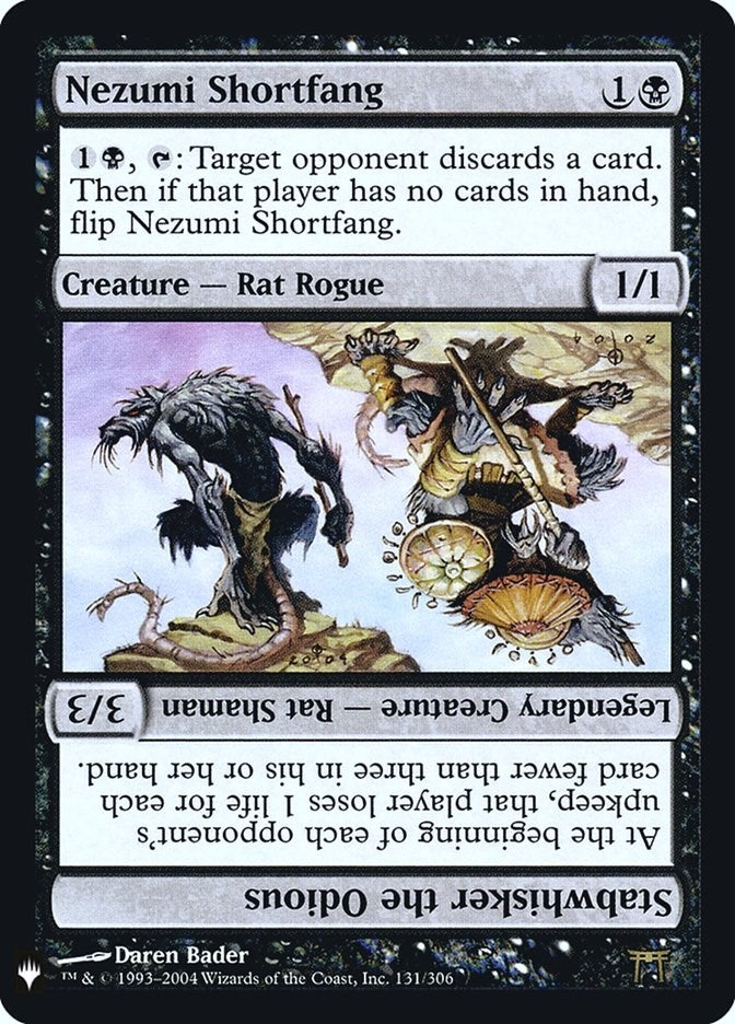 Image for Nezumi Shortfang // Stabwhisker the Odious (131) (The List Reprints) - Magic: The Gathering