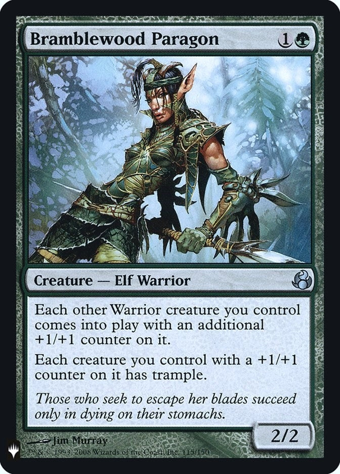 Image for Bramblewood Paragon (115) (The List Reprints) - Magic: The Gathering