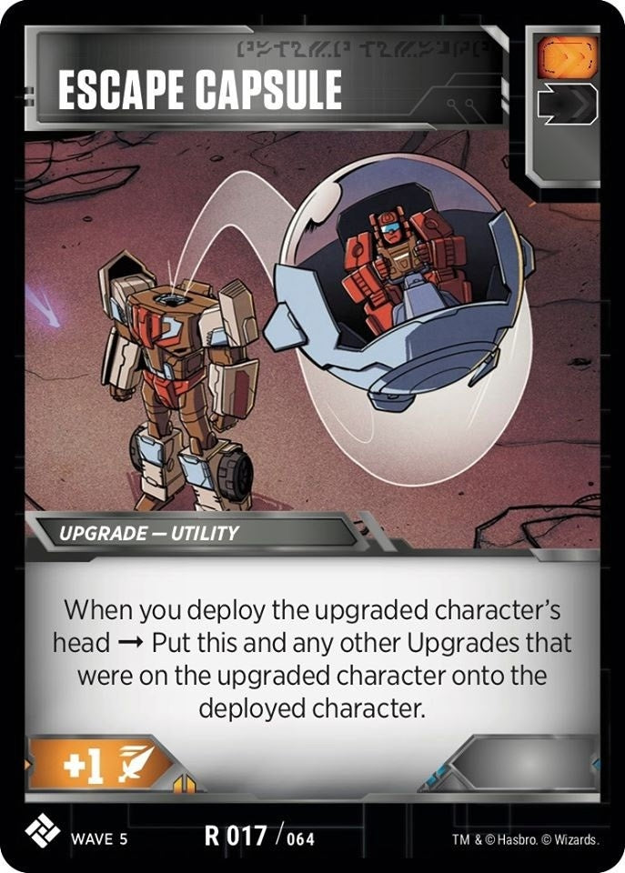 Image for Escape Capsule (17) (Titan Masters Attack) - Transformers TCG