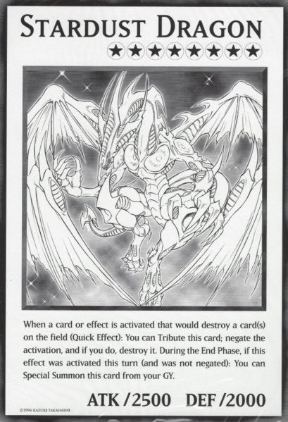 Image for Stardust Dragon (Oversized) (DUOV) - YuGiOh