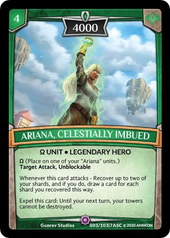 Image for Ariana, Celestially Imbued (ASC-003) (Ascension) - Argent Saga TCG