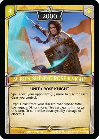 Auron, Shining Rose Knight (ASC-008) (Ascension)