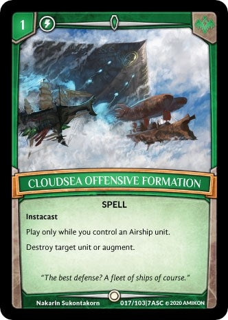 Image for Cloudsea Offensive Formation (ASC-017) (Ascension) - Argent Saga TCG